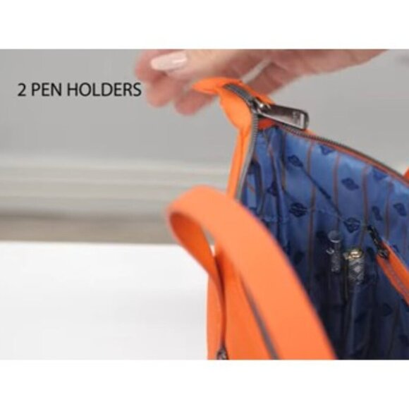 LUG Alto Matte Luxe VL (Vegan Lthr) Tote/Crossbody/Shoulder Bag/Satchel -Indigo - Picture 6 of 15